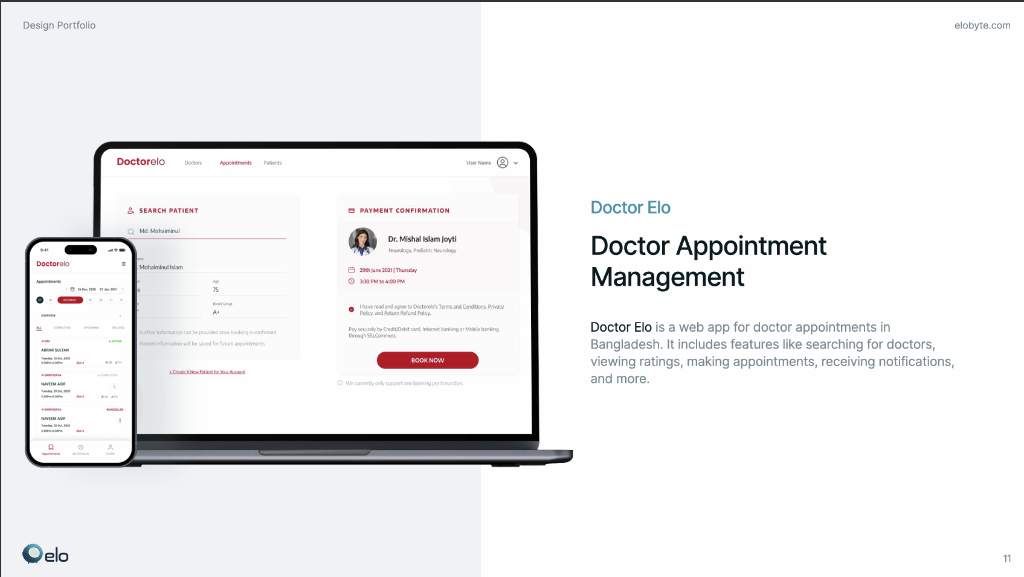 Doctor Elo Telemedicine App Showcase