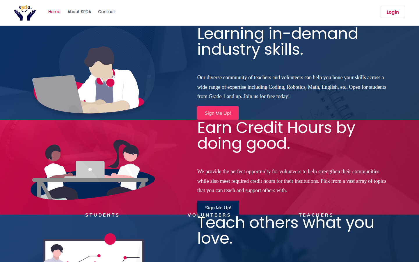 SPDA Education platform